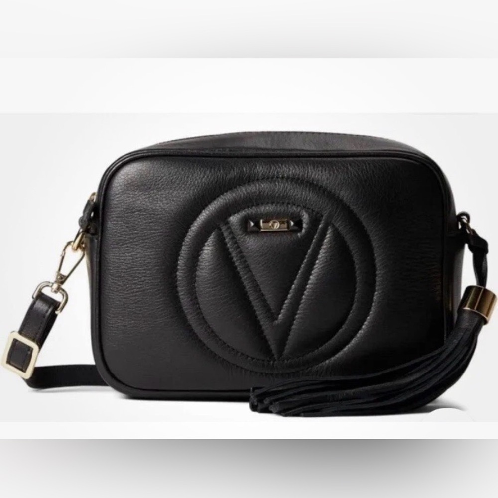 VALENTINO BY MARIO VALENTINO Mia Leather Camera Crossbody Bag